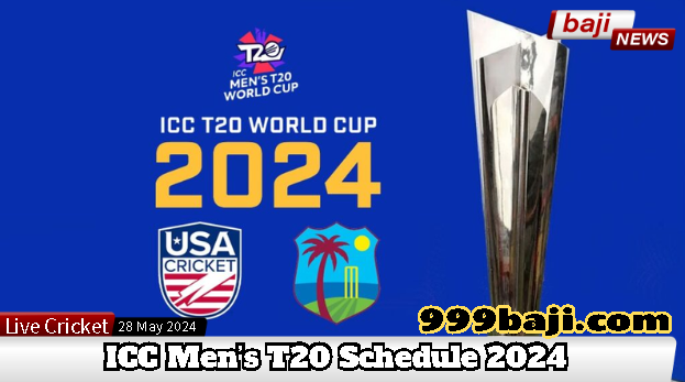 ICC Men’s T20 Schedule 2024: Dates, Groups, and Matches
